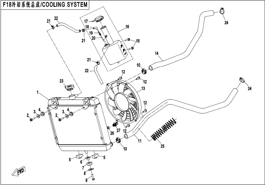 F18-Система охлаждения